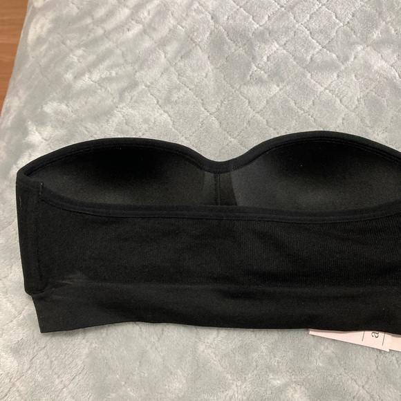 Black Strapless Bandeau Bra NWTS - Picture 3 of 8